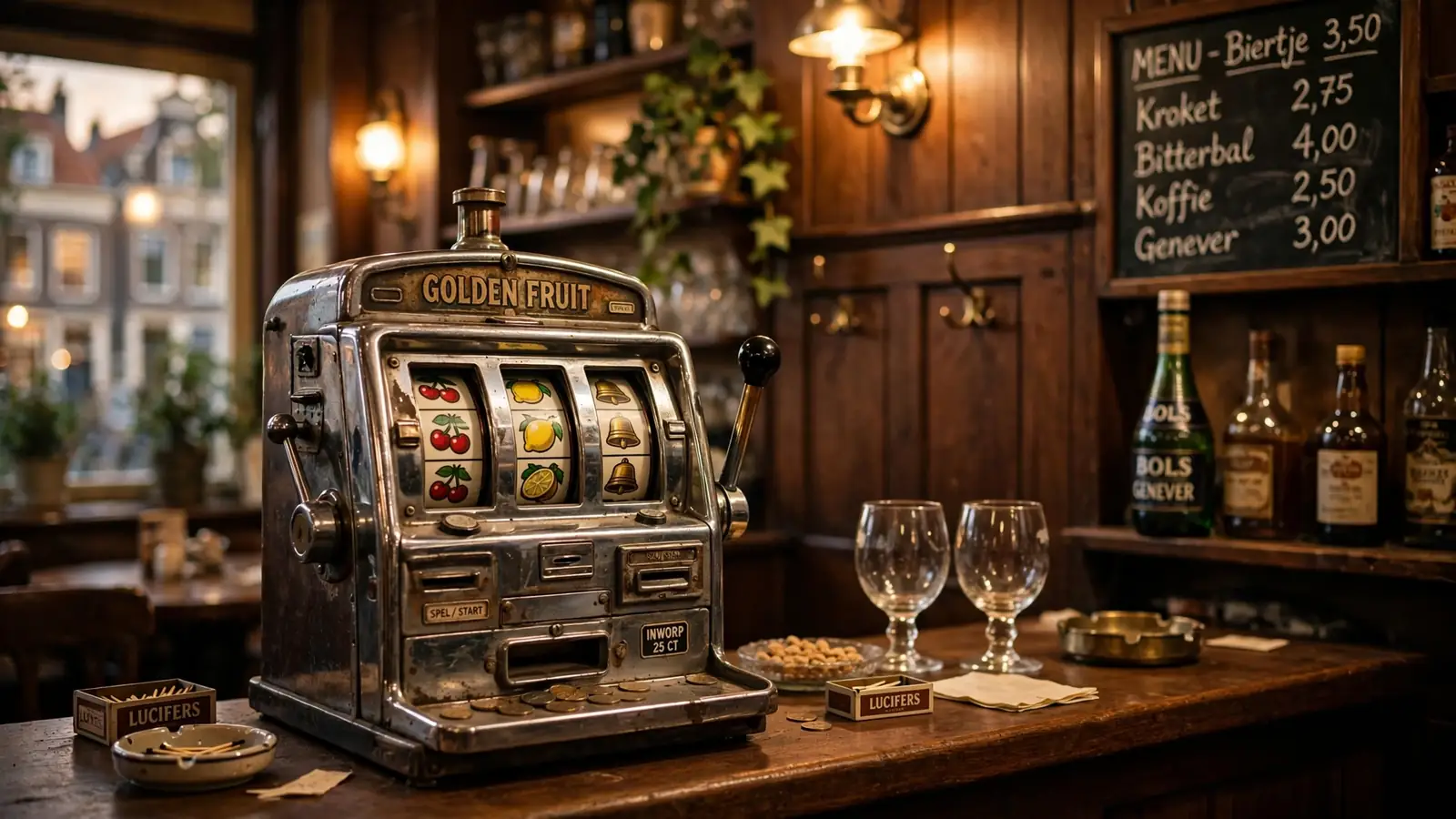 Gratis oude gokkasten spelen: rollen en winlijnen